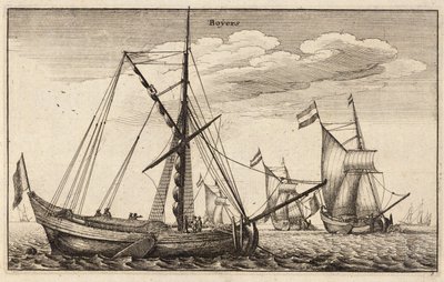 Boiers. State 2 by Wenceslaus Hollar